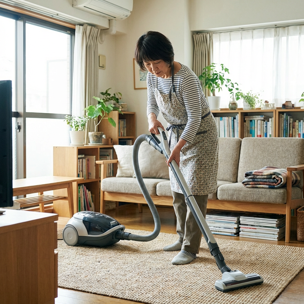 Home Cleaning Scene