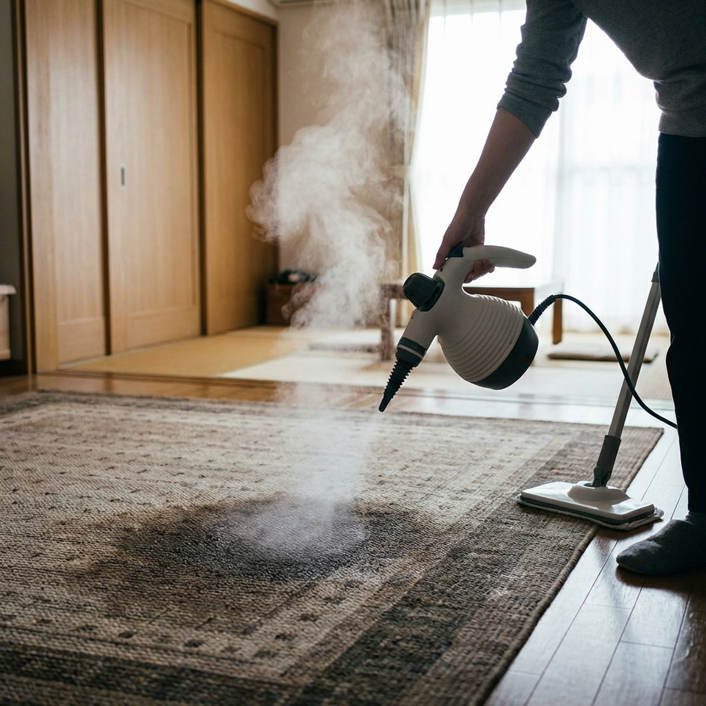 Steam Cleaning Scene