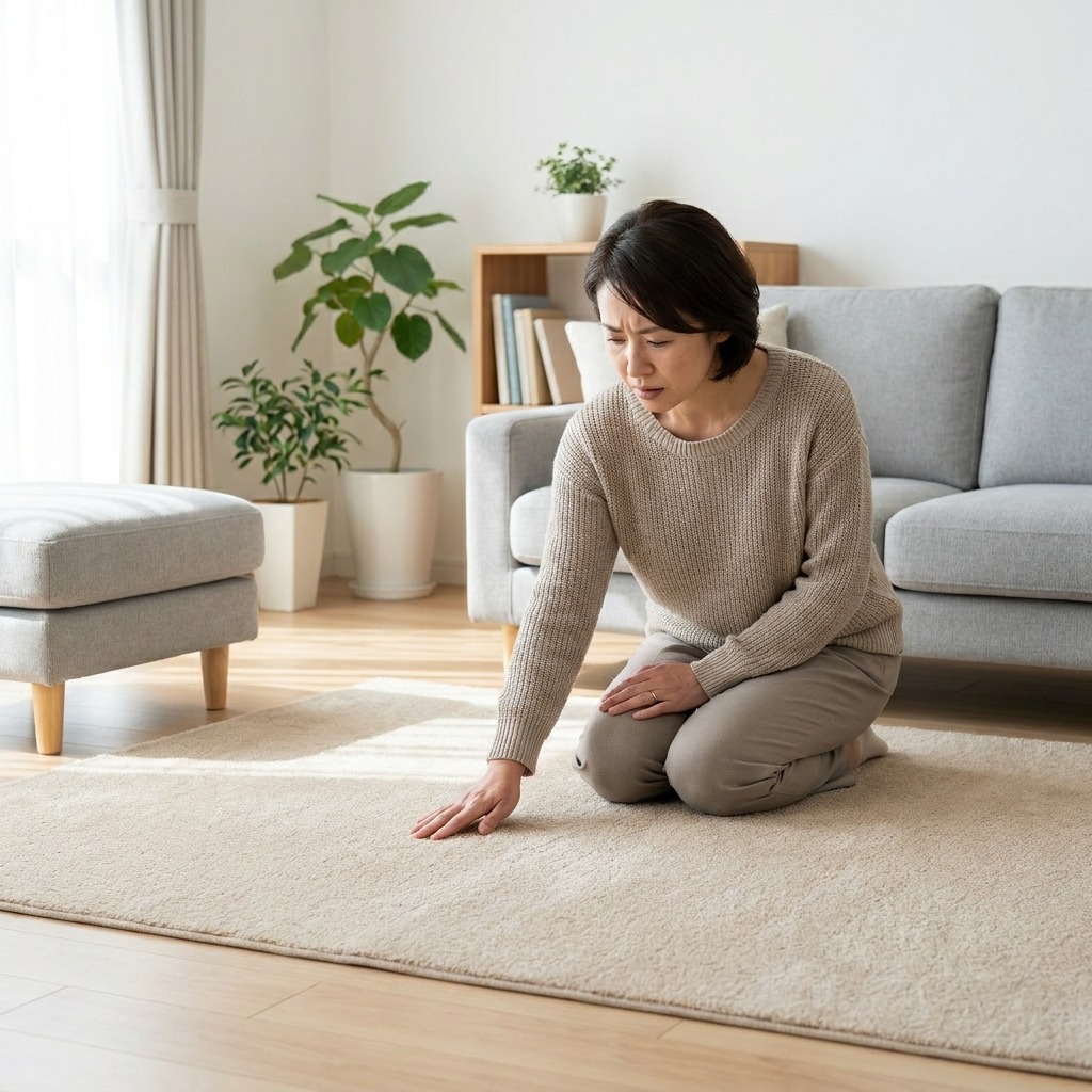 checking carpet