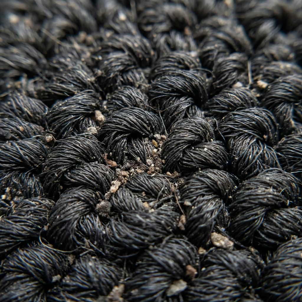 Carpet Fibers Macro