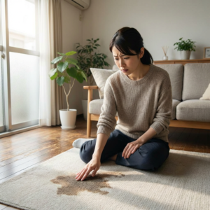 worried about stained carpet