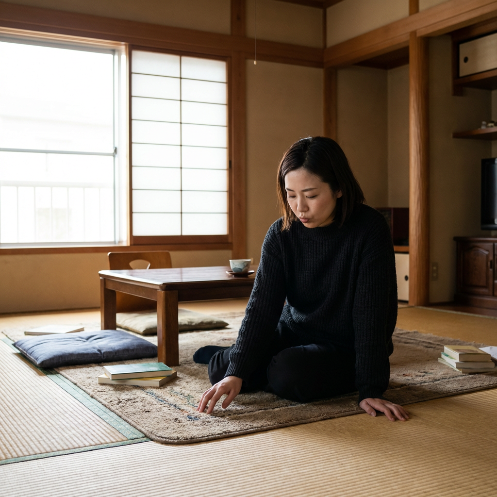 Japanese Living Room Scene