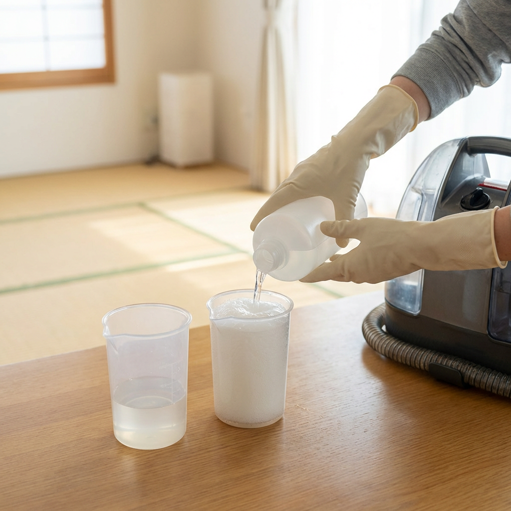Home Cleaning Scene