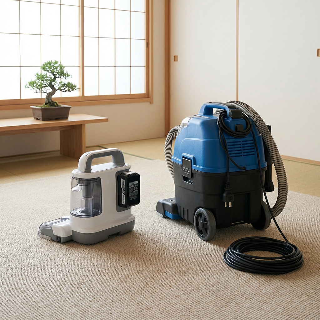 Cordless vs Corded Carpet Cleaner Comparison