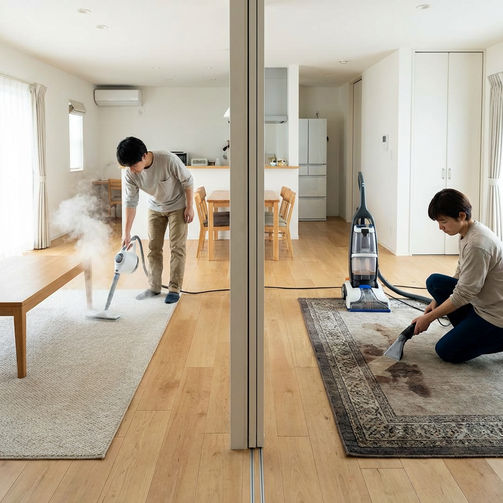 Cleaning Comparison Lifestyle Photo